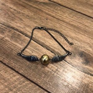 Harry Potter golden snitch bracelet